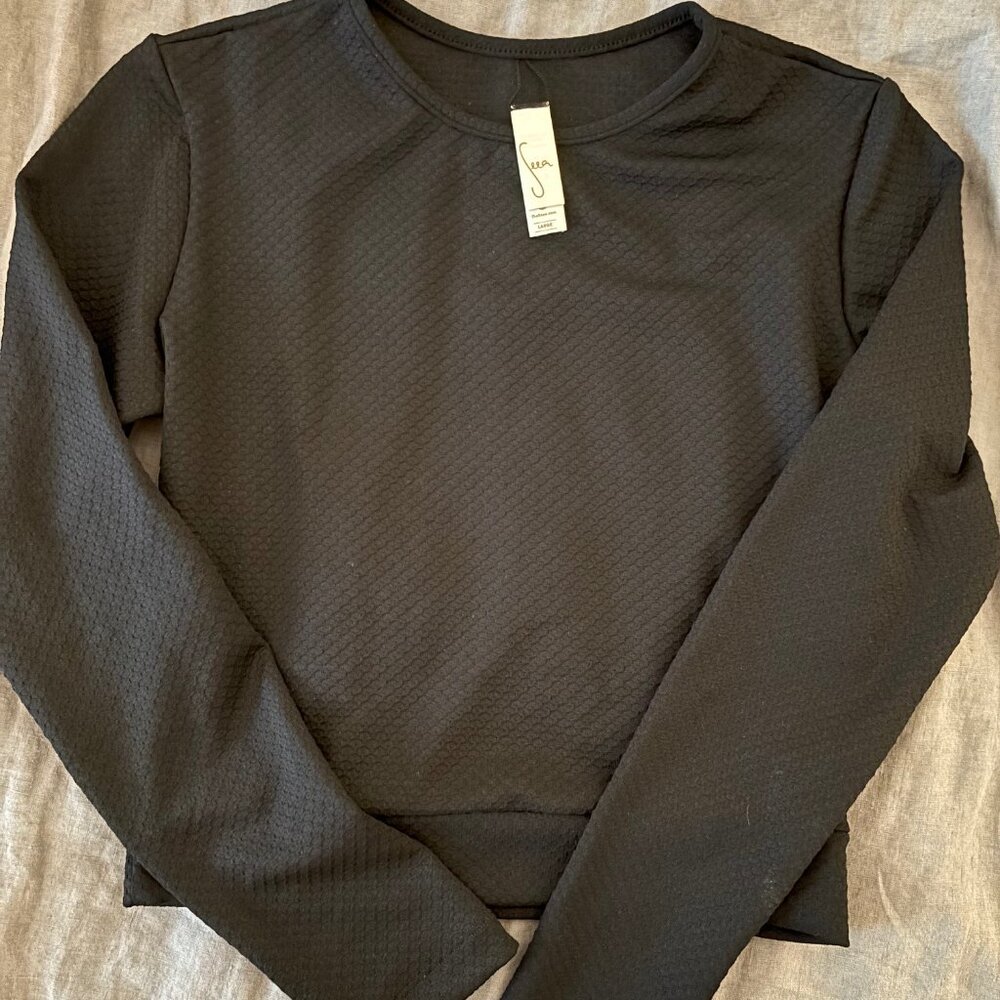 Seea Palomar rashguard in Jet, size large